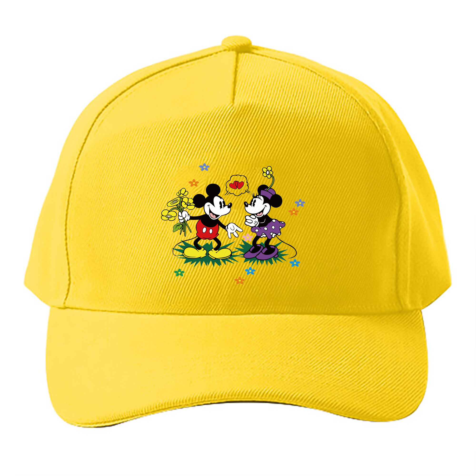 （画像用） ミッキーマウス Mickey Mouse ベースボールキャップ 綿100％ 男女兼用 帽子 スポーツ